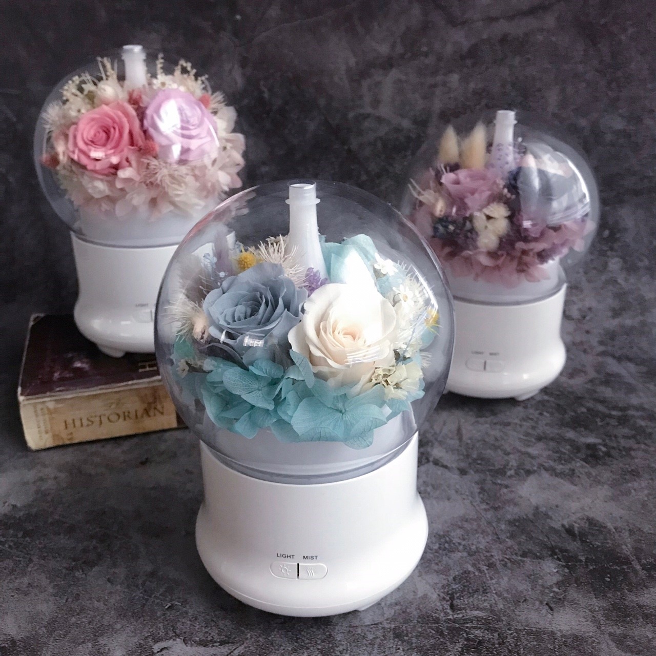 永生花水氧機- 藍白