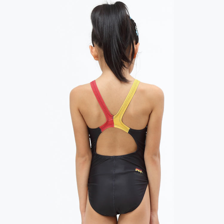 MAR-A8004WJ 小女競賽型泳裝 - 德國國旗