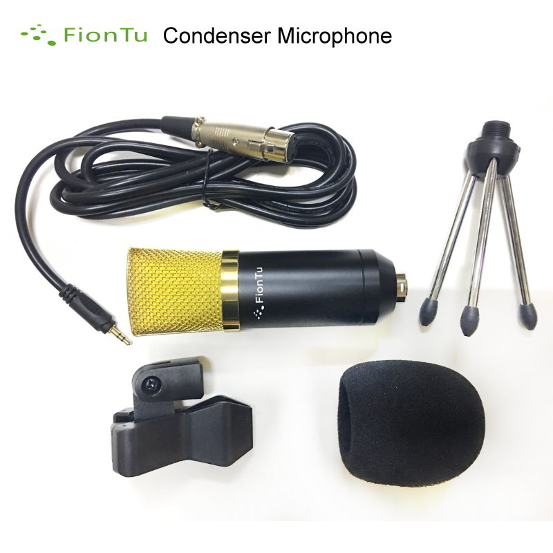 麥克風_FionTu/大電容麥克風/單向 ( 心型 )收音/廣播錄音專用