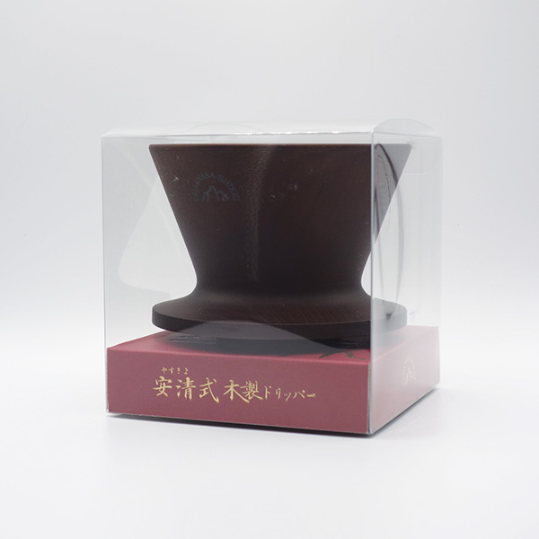 安清式木製濾杯 咖啡色