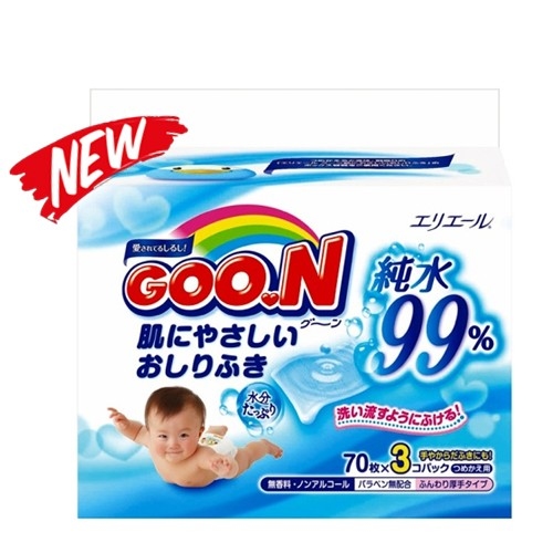 GOO.N 大王99% 純水柔潤濕紙巾 (補充裝)