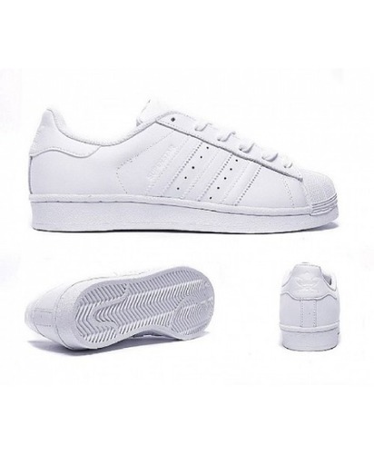 superstar gs trainers white metallic