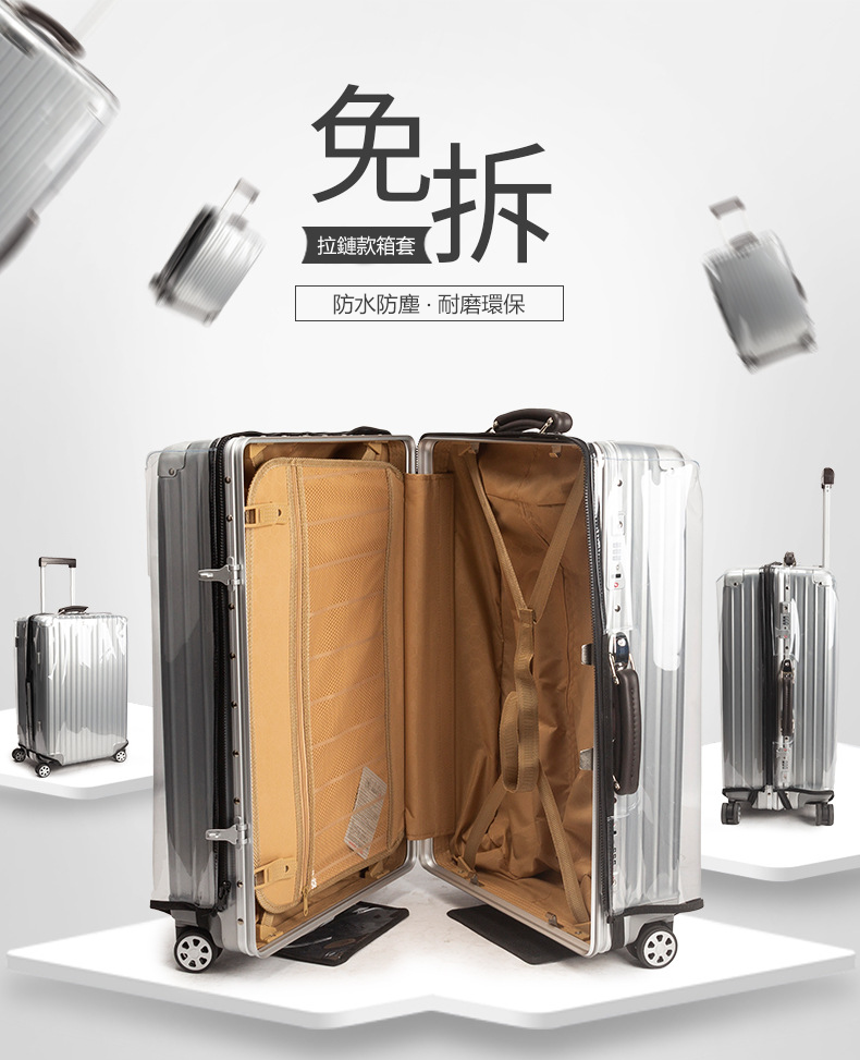 「行李喼的新衣」易著易除嘅拉鏈喼外套