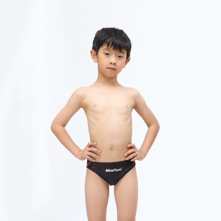 MAR-8104AJ 小男競賽三角泳褲 - 德國國旗