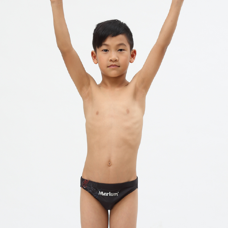 MAR-8119AJ 小男競賽三角泳褲 - 八家將春大神
