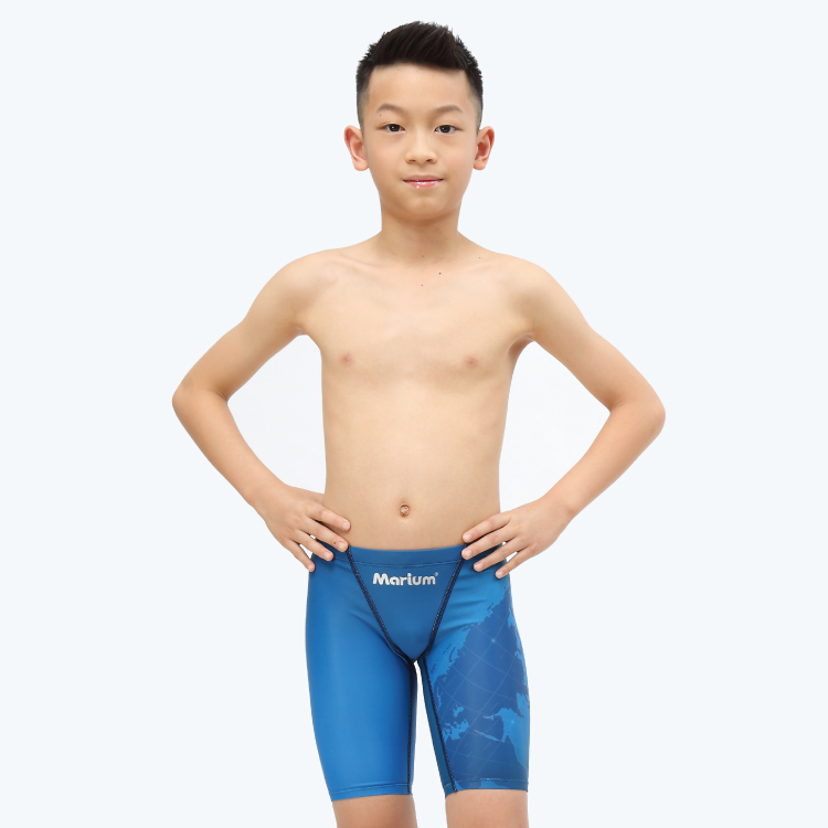 MAR-8124AJ 小男競賽馬褲 - 世界地圖