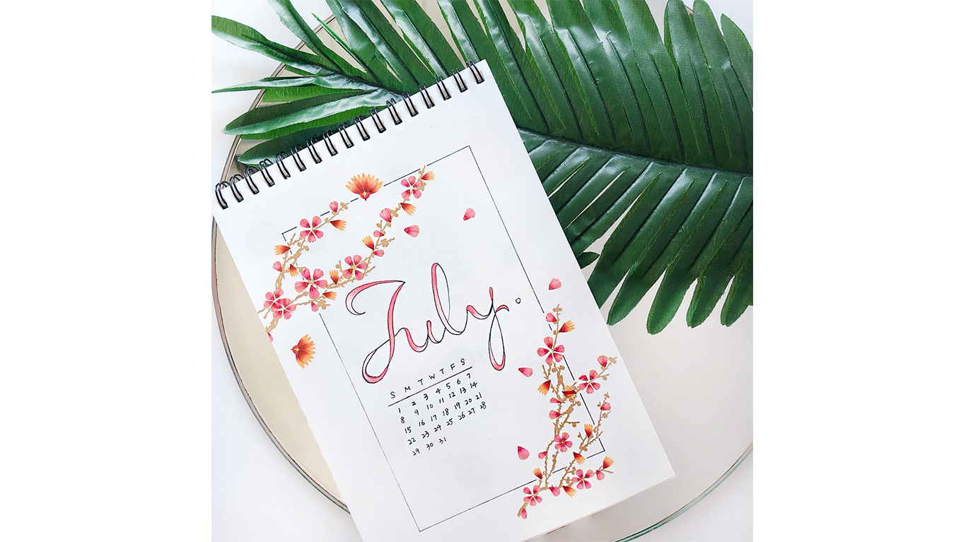 手帳,日記,tattoo,January,February,March,April,May,June,July,August,September,October,November,日曆,月份,文字,手寫,文青,卡片,禮物,交換禮物,生日,花