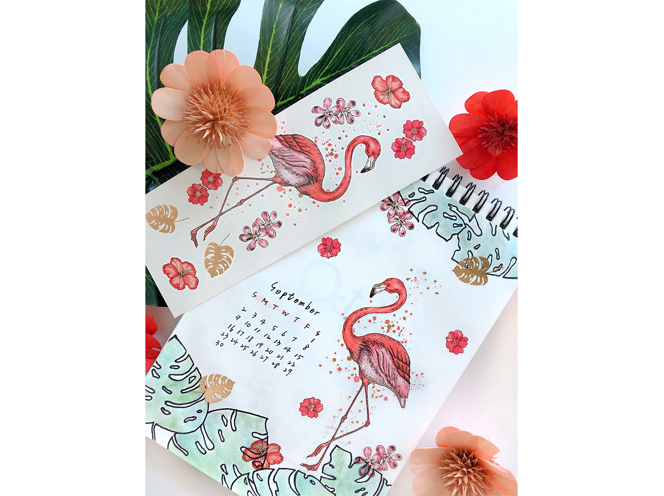 手帳,日記,tattoo,January,February,March,April,May,June,July,August,September,October,November,日曆,月份,文字,手寫,文青,卡片,禮物,交換禮物,生日,花