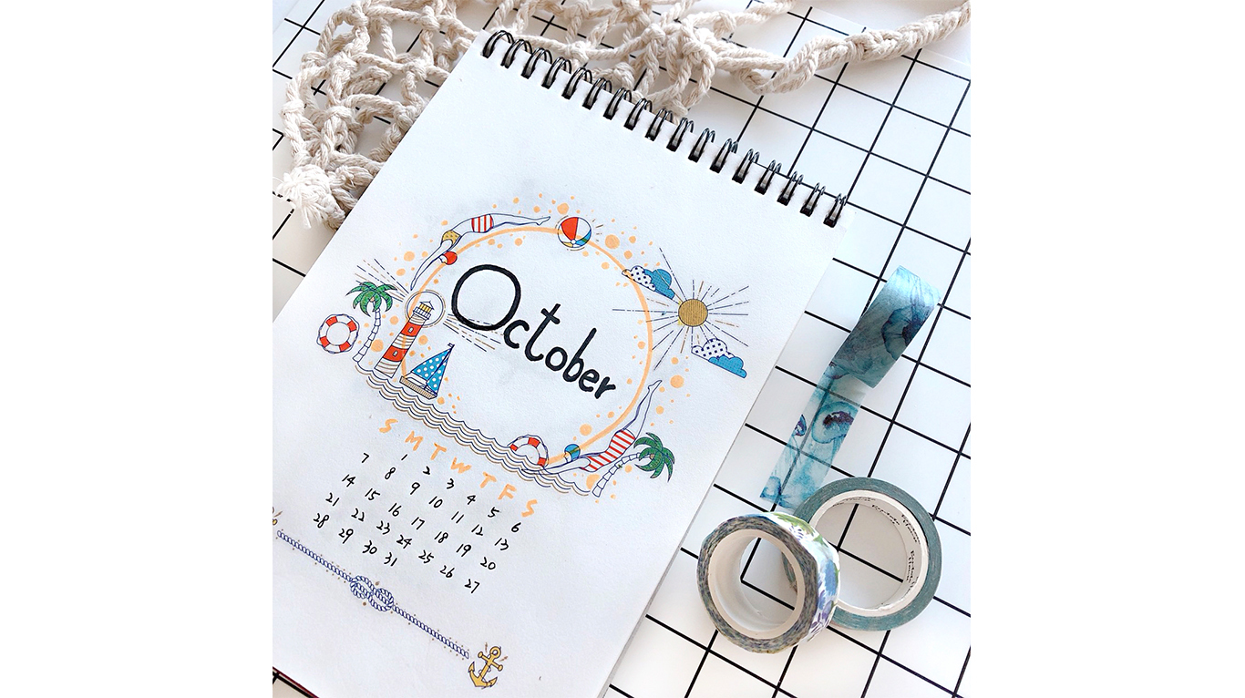 手帳,日記,tattoo,January,February,March,April,May,June,July,August,September,October,November,日曆,月份,文字,手寫,文青,卡片,禮物,交換禮物,生日,花