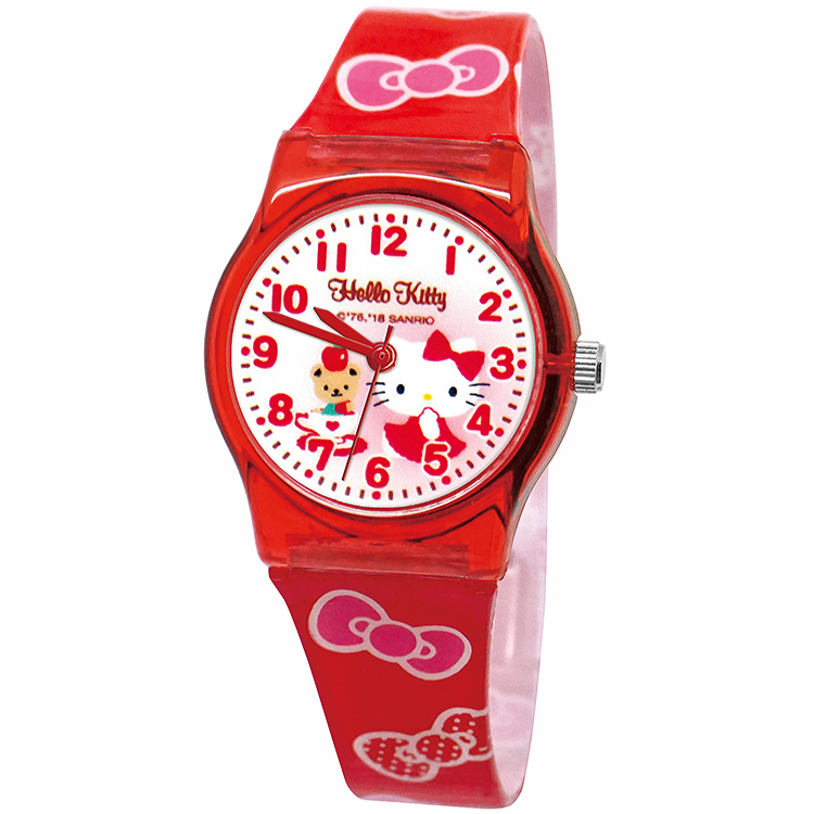 【Sanrio三麗鷗】Hello Kitty兒童塑膠錶 (網路限定款6)