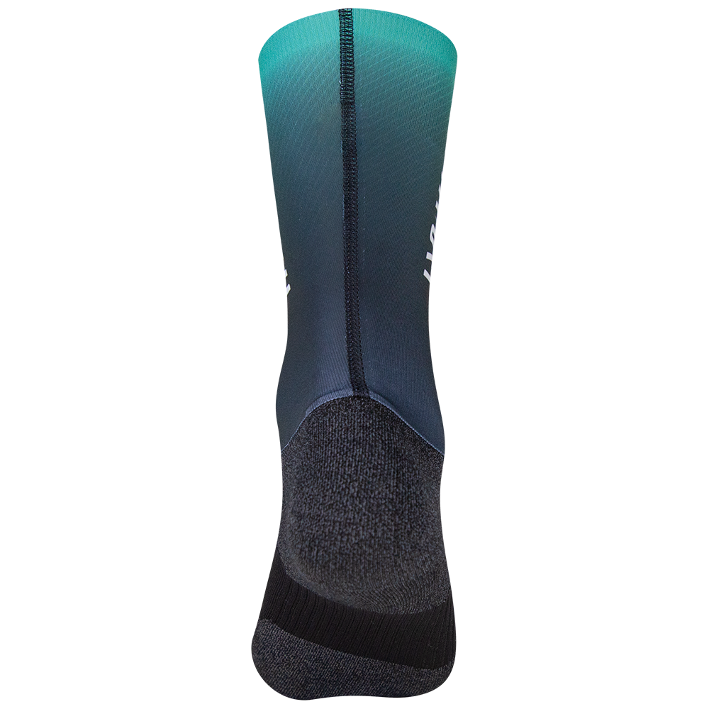 運動空力襪 流轉 淺藍綠