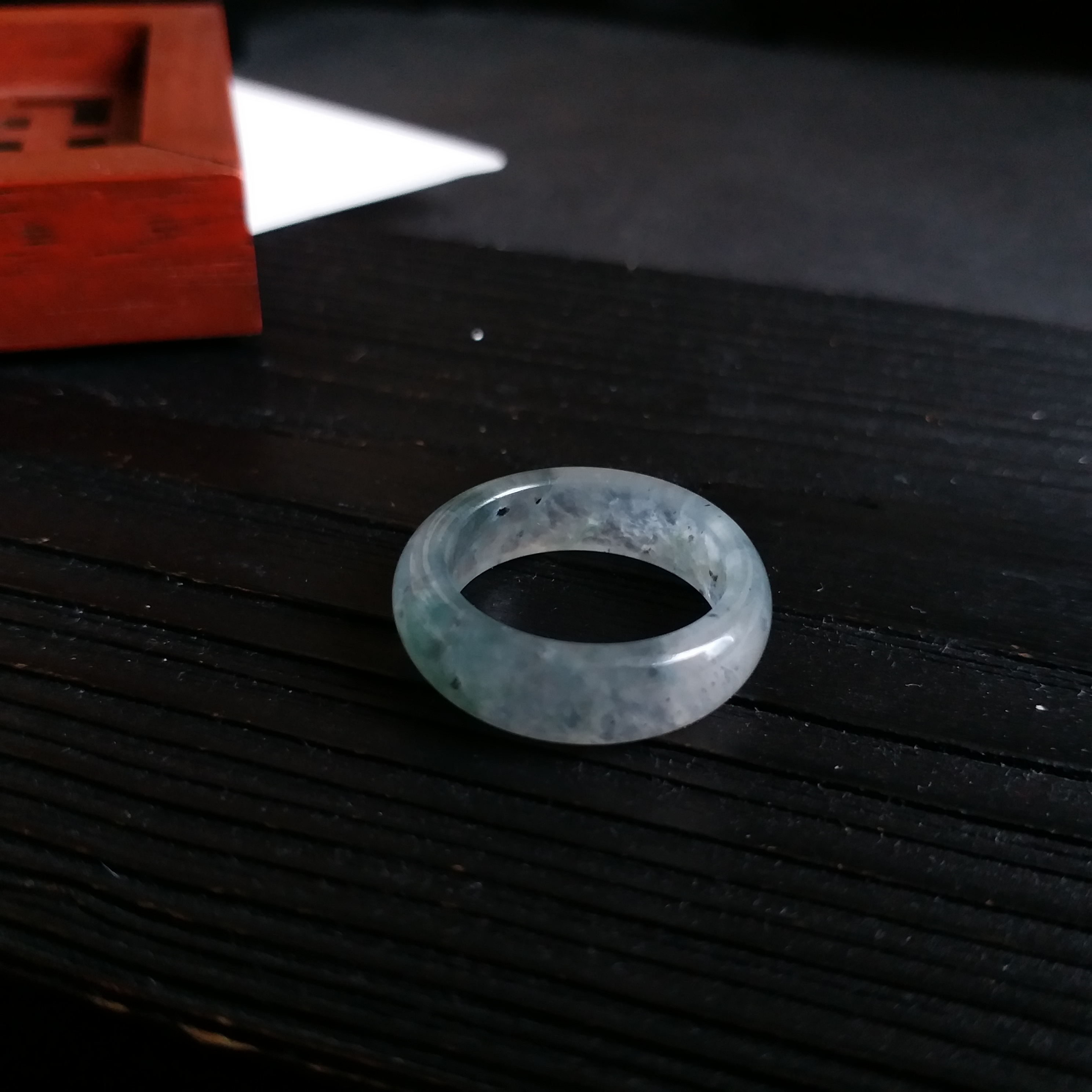 【已結緣】J1222 冰飄花戒指 16.3mm圈口