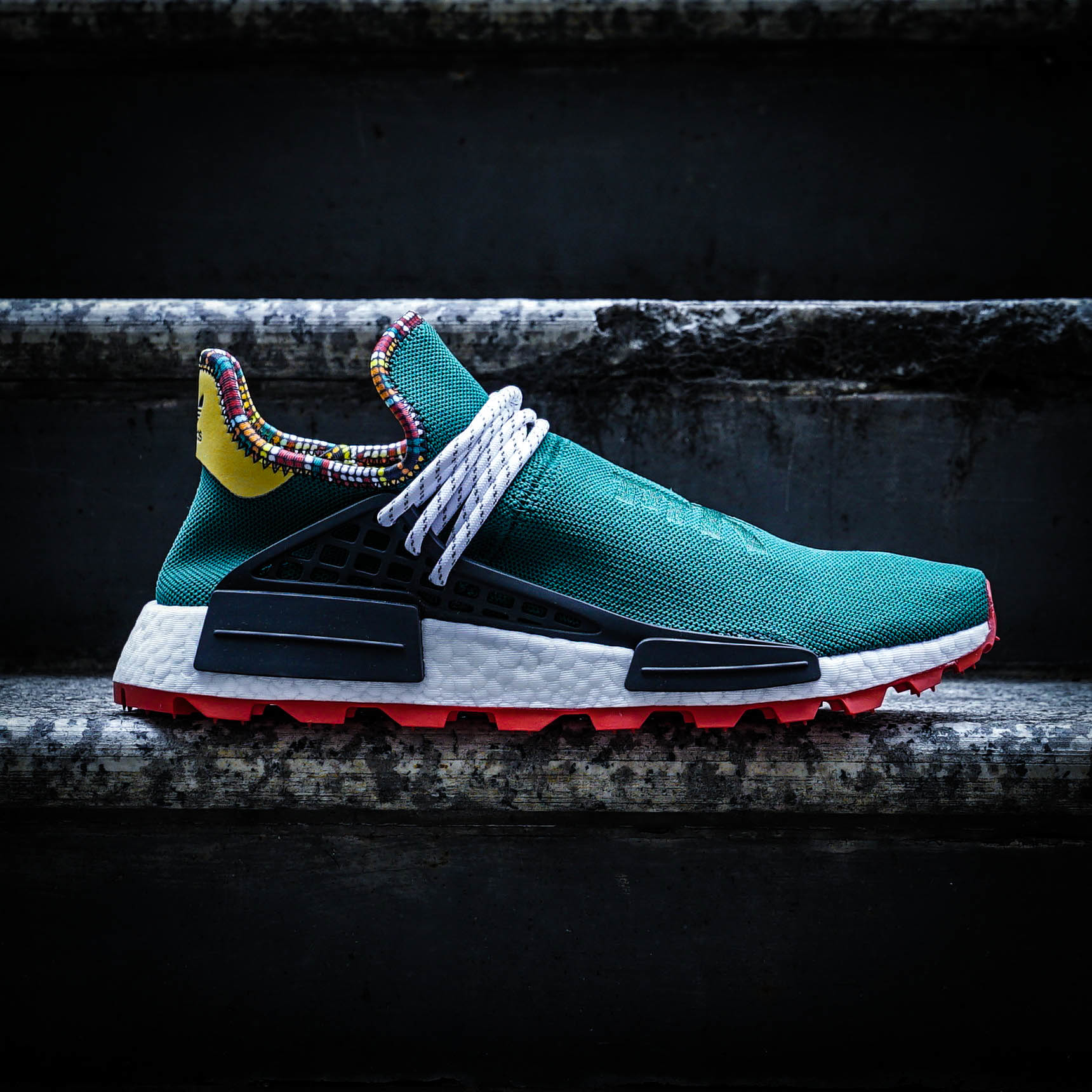 【 亞洲限定配色 adidas x PW HU NMD SOLAR 菲董聯名鞋款 - 深綠】