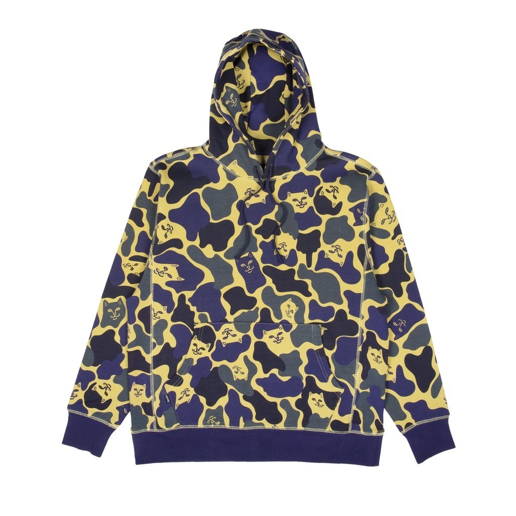 Ripndip Nerm Camo Pullover Sweater (tropic Camo) 帽t