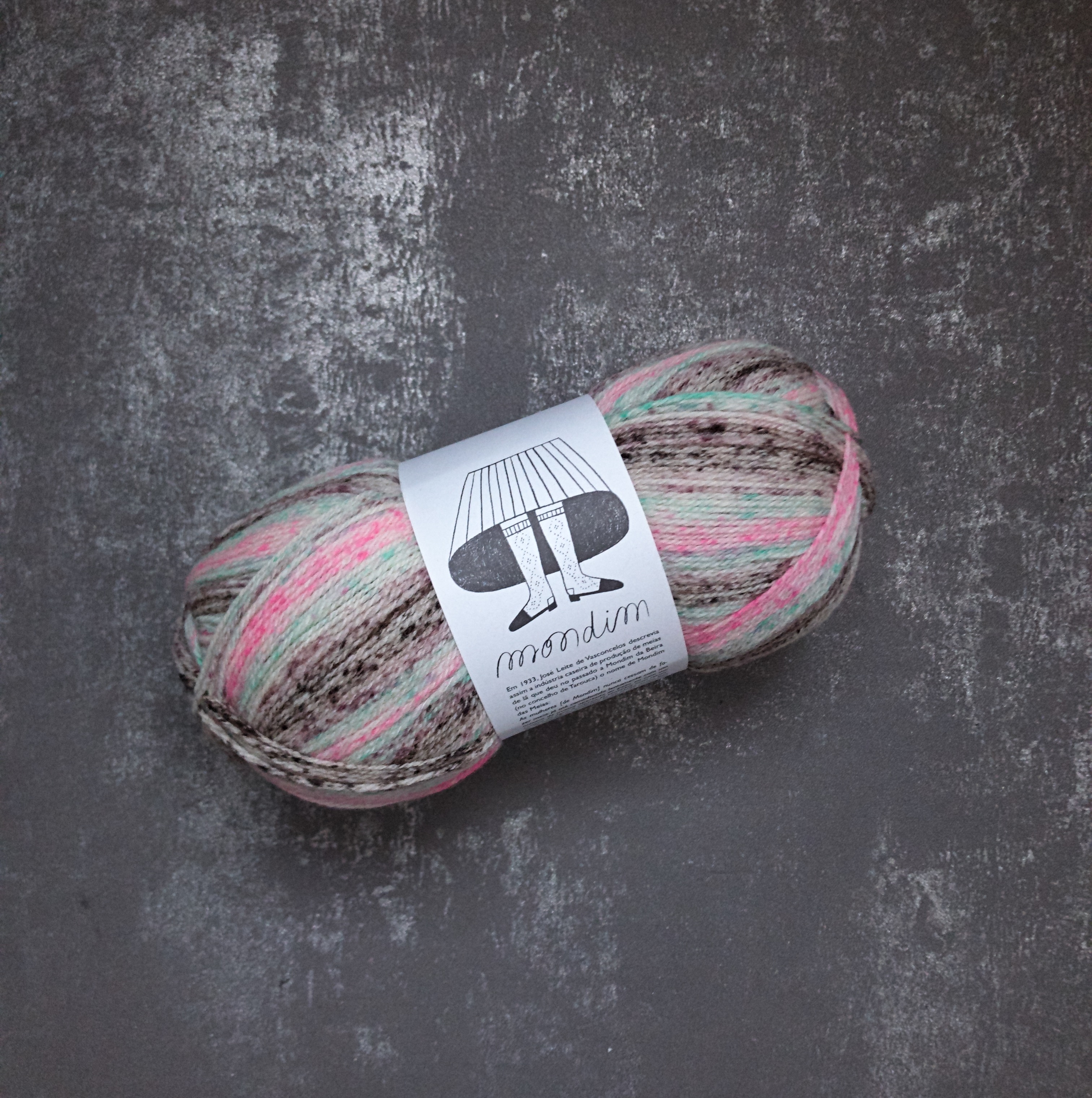 [Retrosaria ROSA POMAR] Mondim 羊毛花襪線