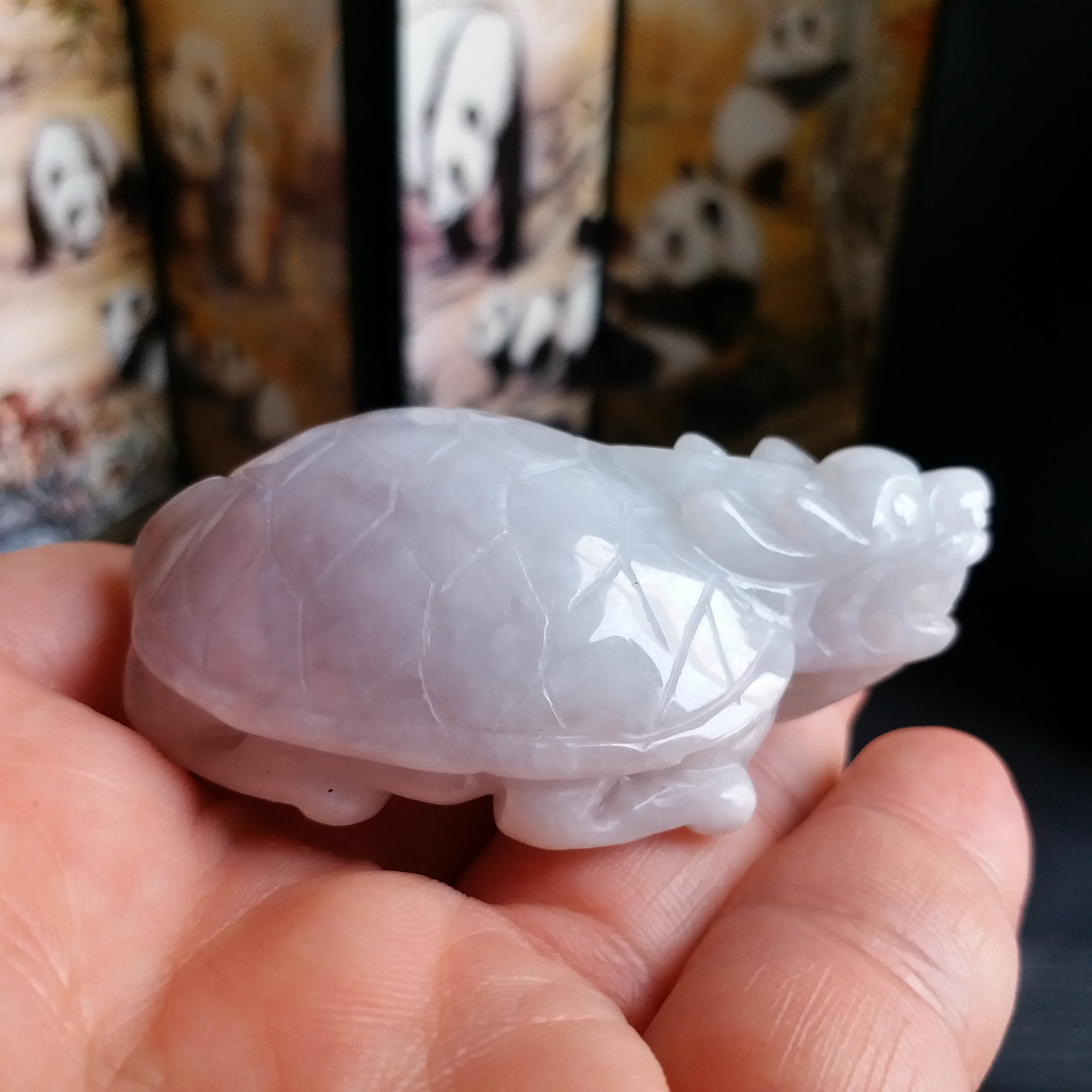 翡翠招財龍龜, 天然翡翠A玉, 緬甸玉, Jade, Jadeite