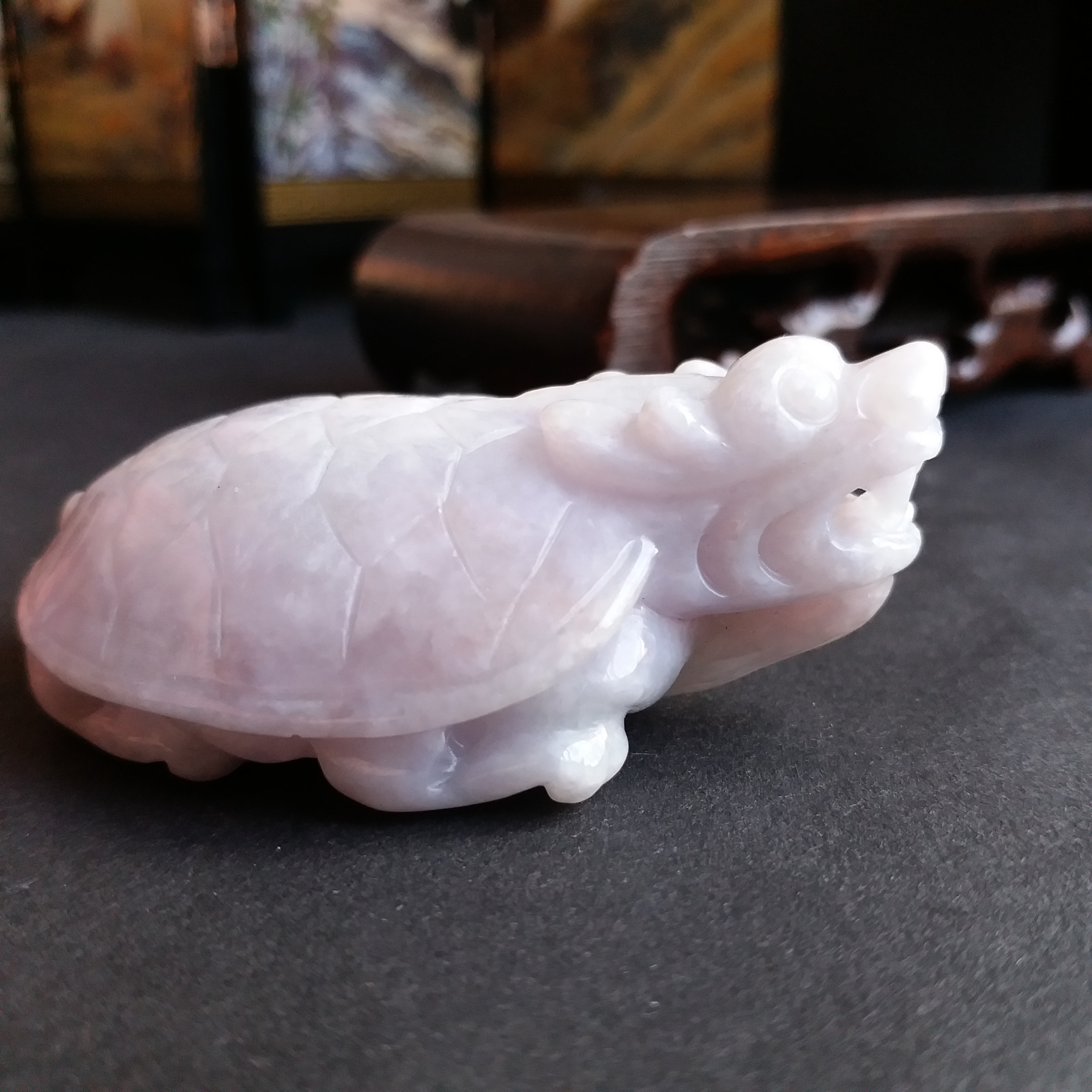 J1246 翡翠招財龍龜