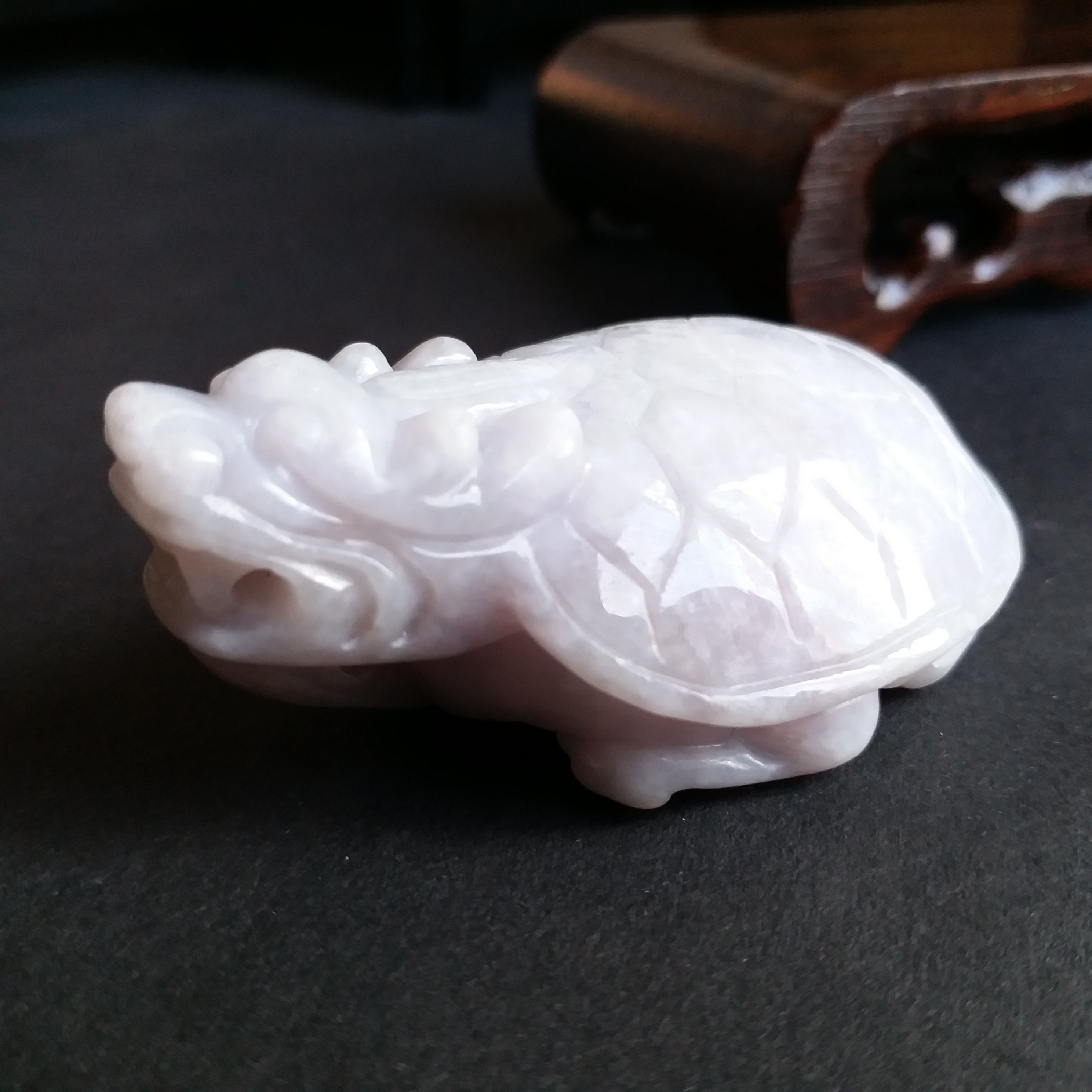 翡翠招財龍龜, 天然翡翠A玉, 緬甸玉, Jade, Jadeite