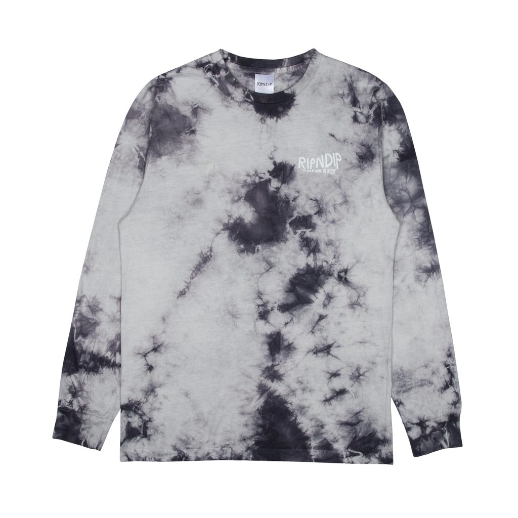 [現貨] RIPNDIP Great Wave Of Nerm L/S Tee (Grey)