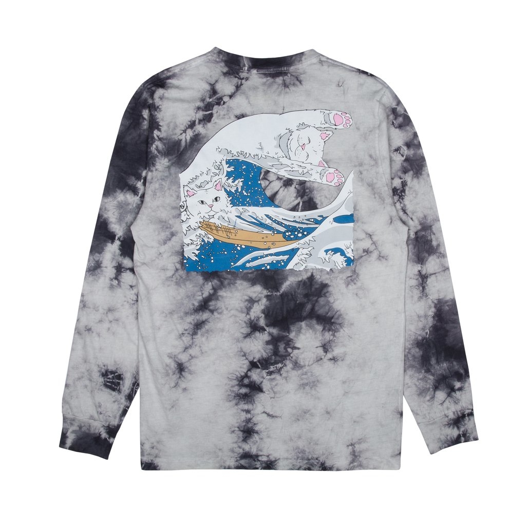 [現貨] RIPNDIP Great Wave Of Nerm L/S Tee (Grey)
