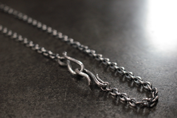 <預訂> FCC-03 1.0mm豆鏈雙蛇尾頸鏈