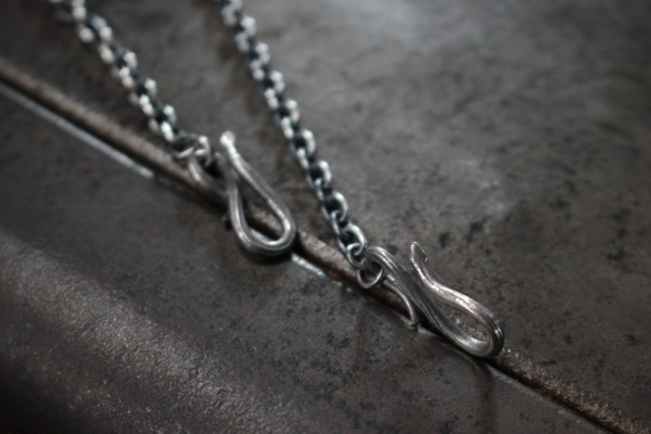 <預訂> FCC-03 1.0mm豆鏈雙蛇尾頸鏈