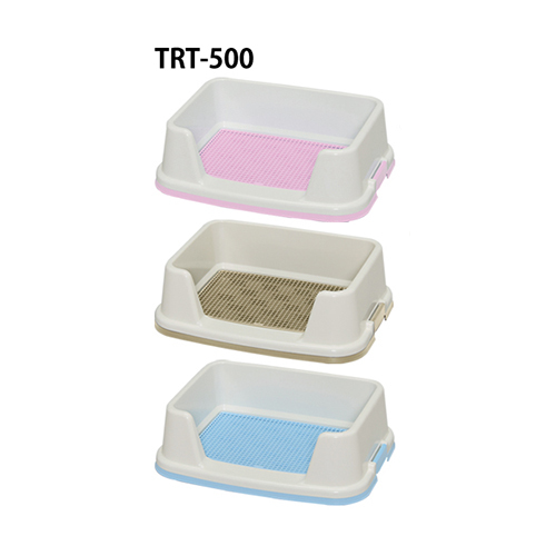 日本IRIS-防抓式狗用便盆(TRT-500)粉/藍/茶/白/棕