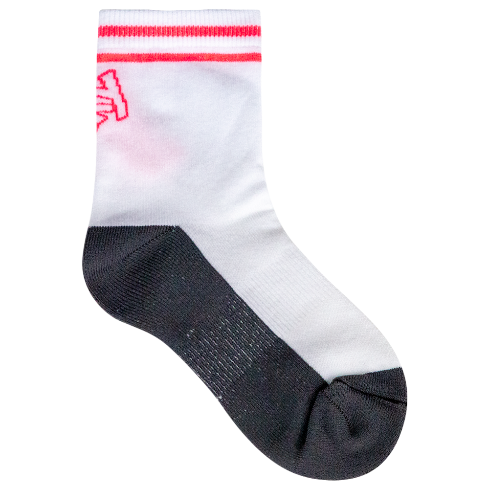 兒童運動襪 百士奇 螢光橘