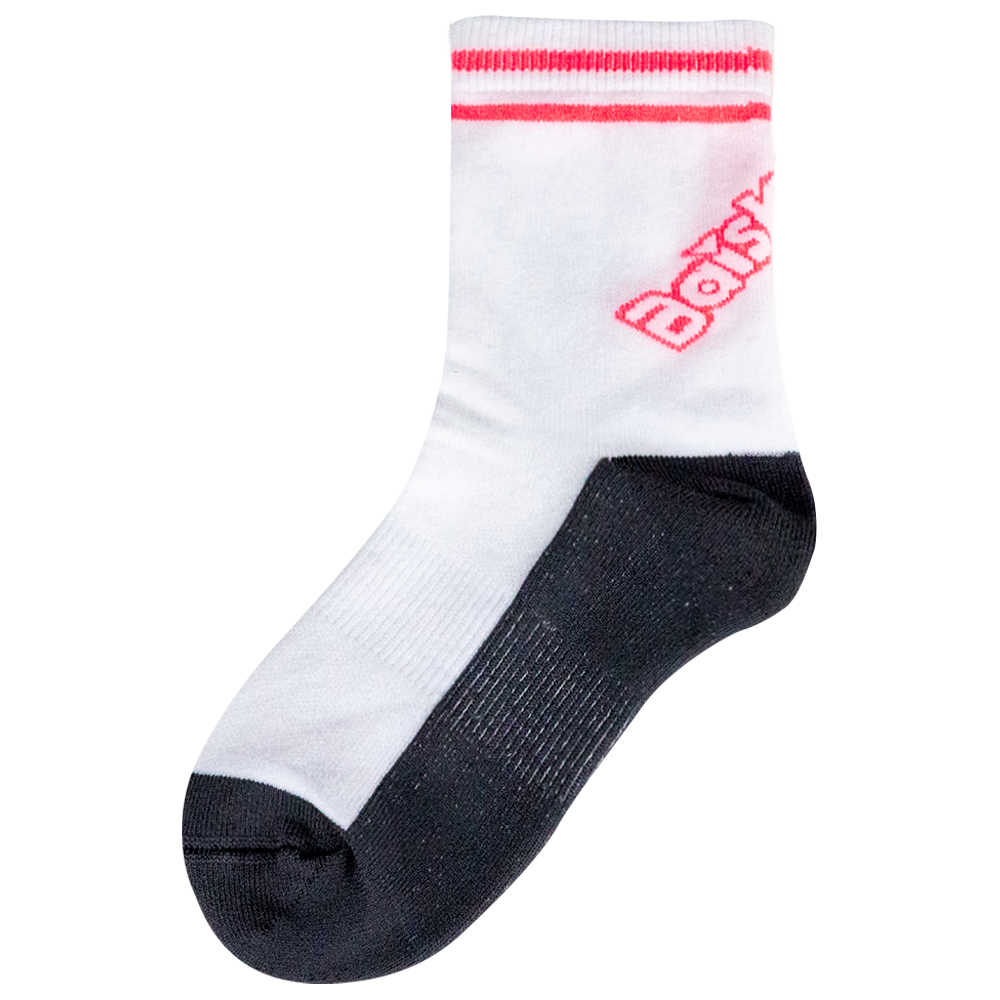 兒童運動襪 百士奇 螢光橘