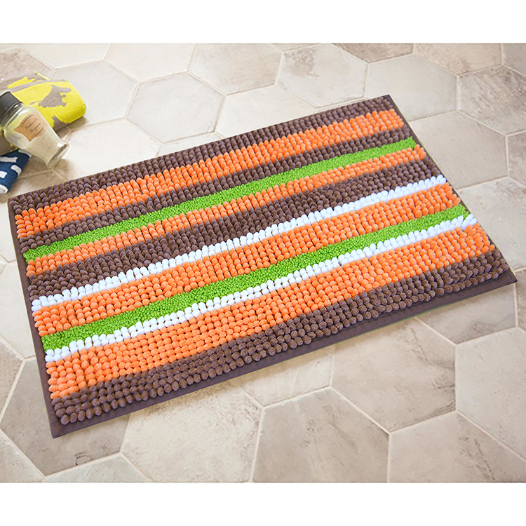 亮彩超吸水踏墊(38x58cm)-咖綠