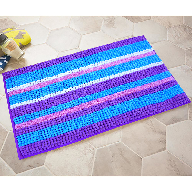 亮彩超吸水踏墊(38x58cm)-紫粉