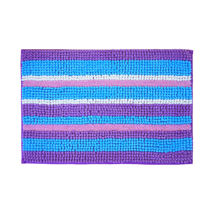 亮彩超吸水踏墊(38x58cm)-紫粉