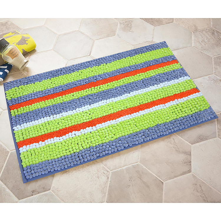 亮彩超吸水踏墊(38x58cm)-灰橘