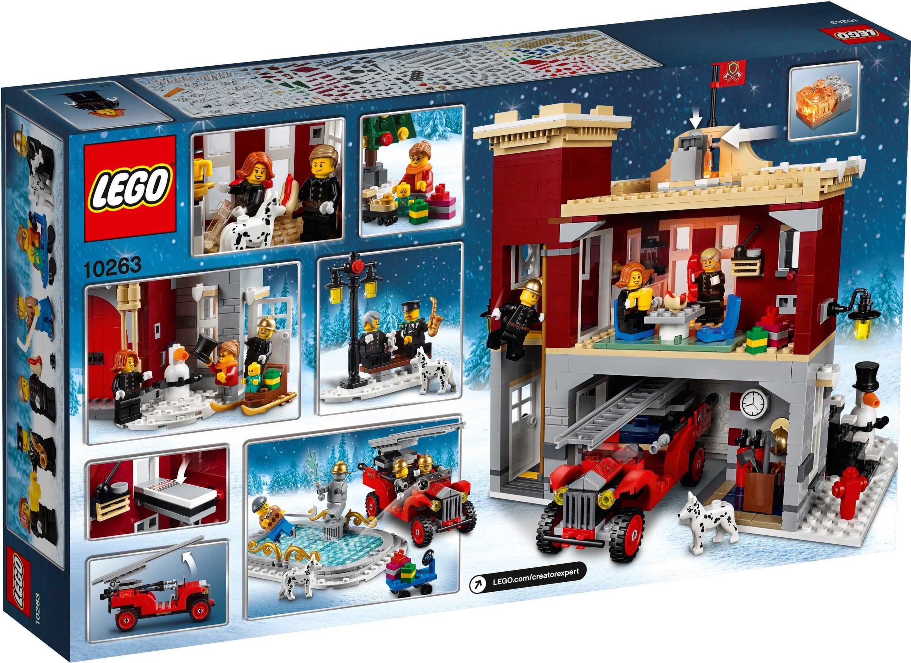 【現貨區】LEGO 10263 WINTER VILLAGE FIRE STATION (外盒有壓紋）