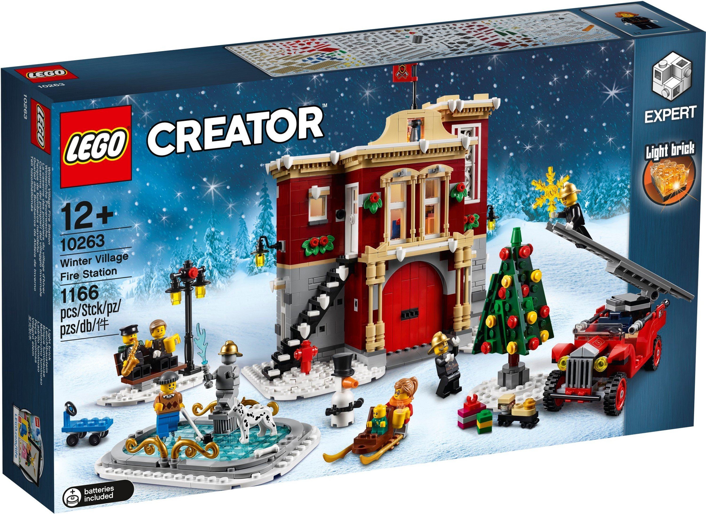 【現貨區】LEGO 10263 WINTER VILLAGE FIRE STATION (外盒有壓紋）