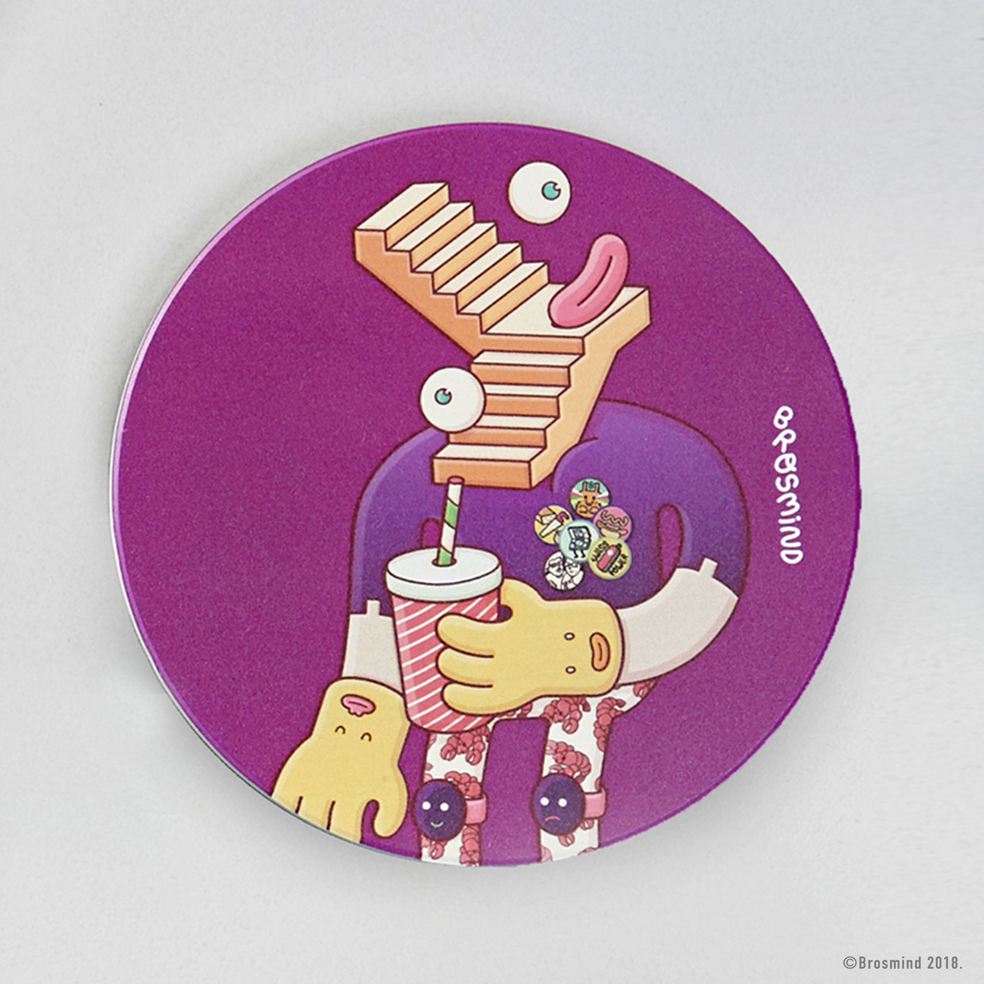 杯墊,brosmind,吸水杯墊,禮物,設計,cozu,禮贈品,客製化