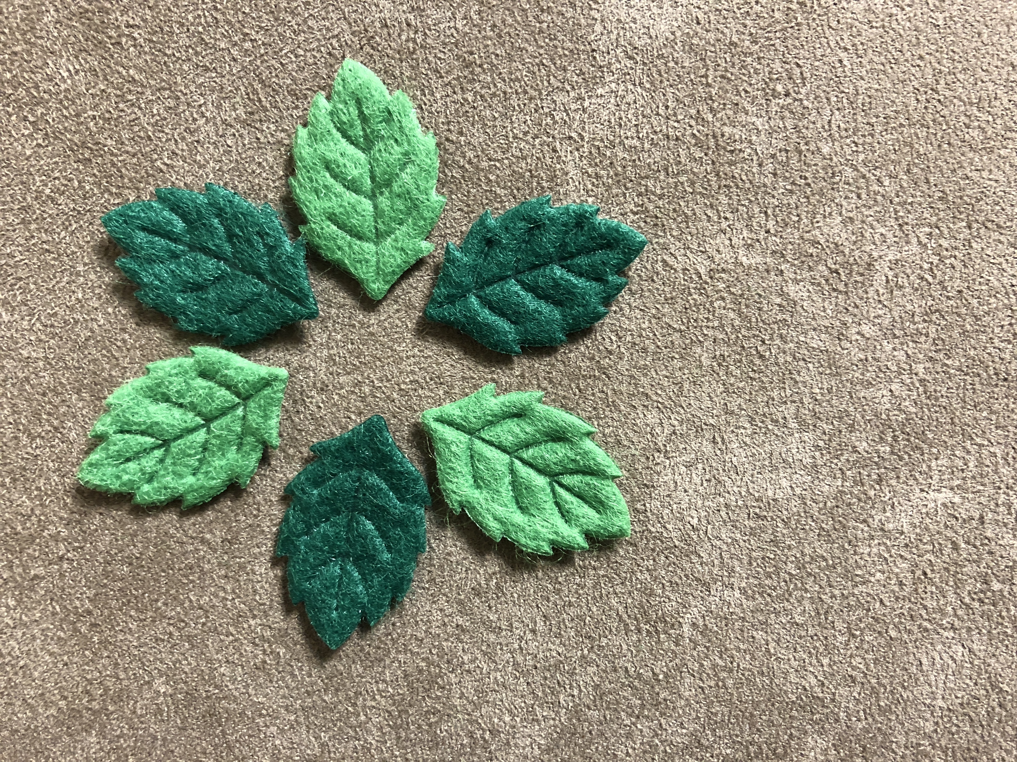 葉片造型 硬質不織布