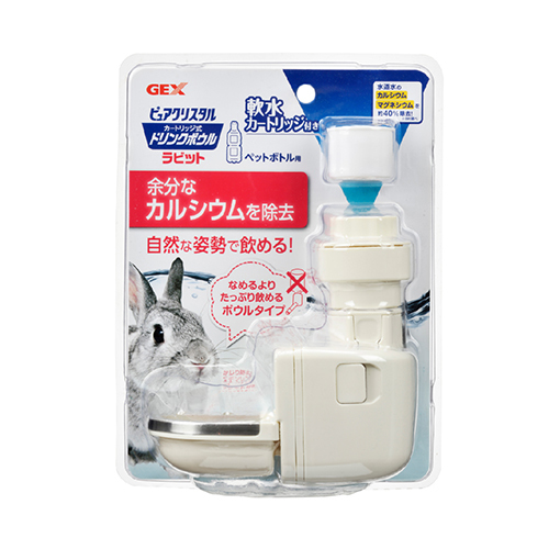 日本GEX - 濾水神器 喝水神器兔用(器皿/濾棉) 66064