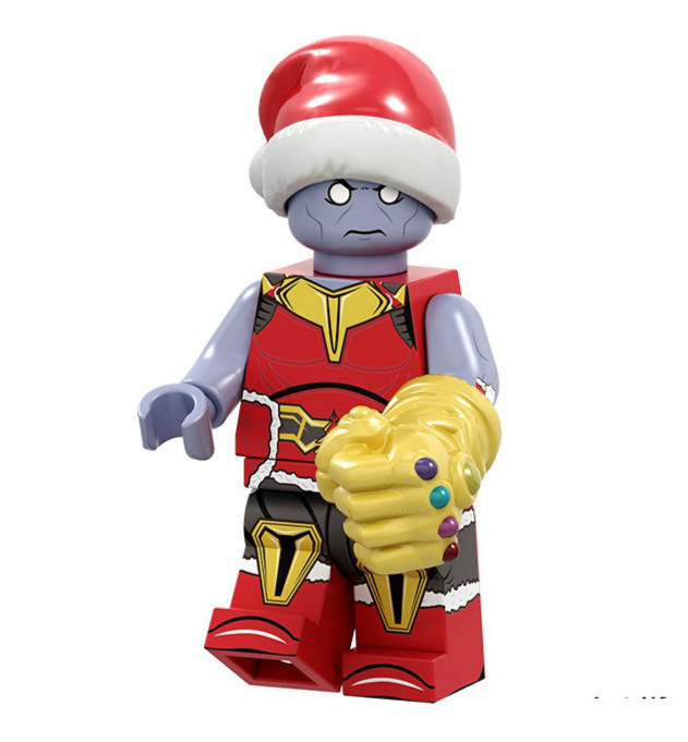 Christmas Thanos Custom Marvel SuperHeroes Minifigs Fit Lego P1652