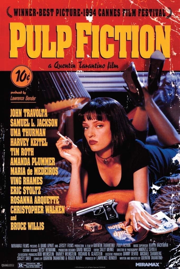Pulp Fiction 黑色追緝令 Poster 美國原裝進口經典系列海報