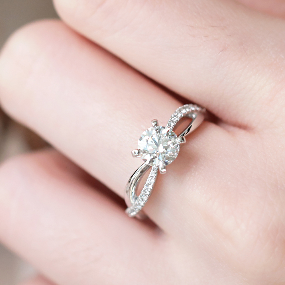 向星光許願 — GIA1克拉鑽石戒指