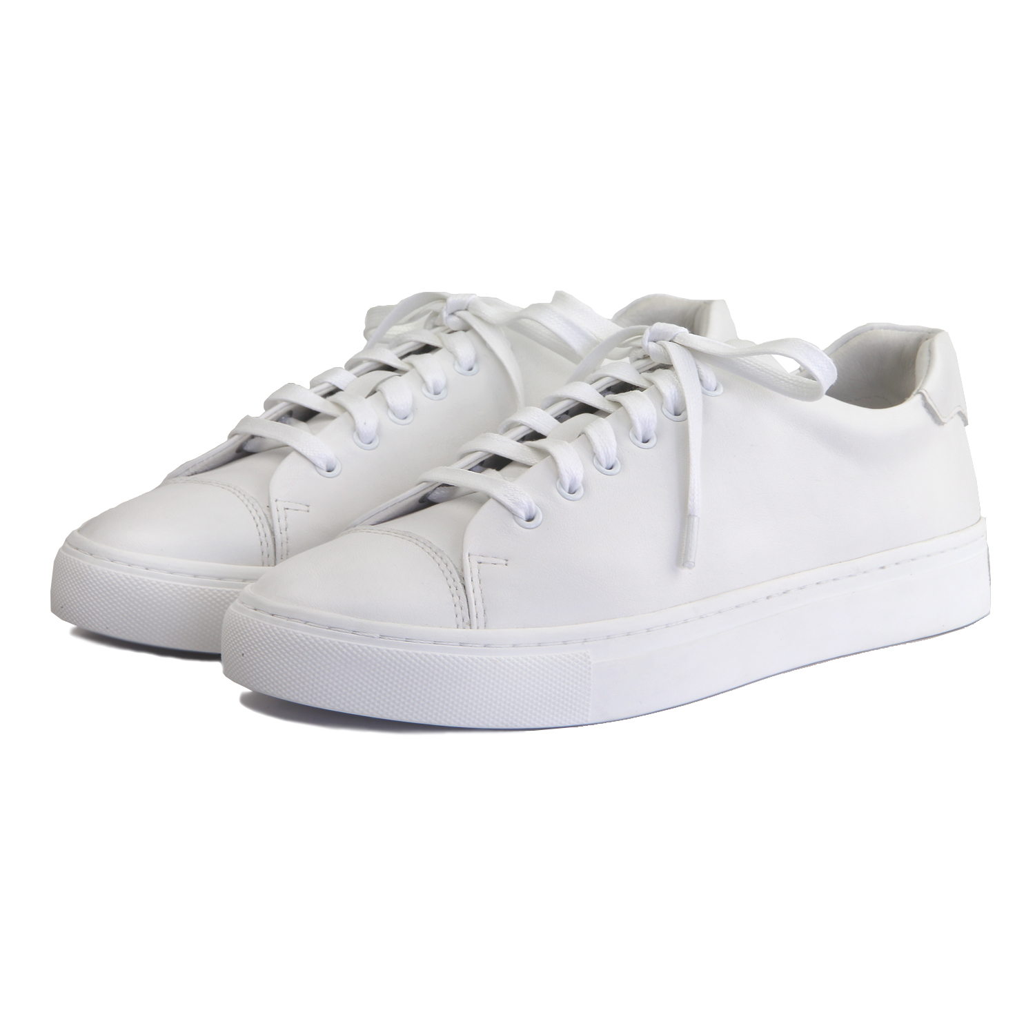 Leather Sneaker W1072 White