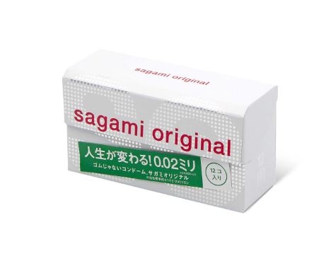Sagami 相模原創 0.02 (第二代) 12 片裝 PU 安全套