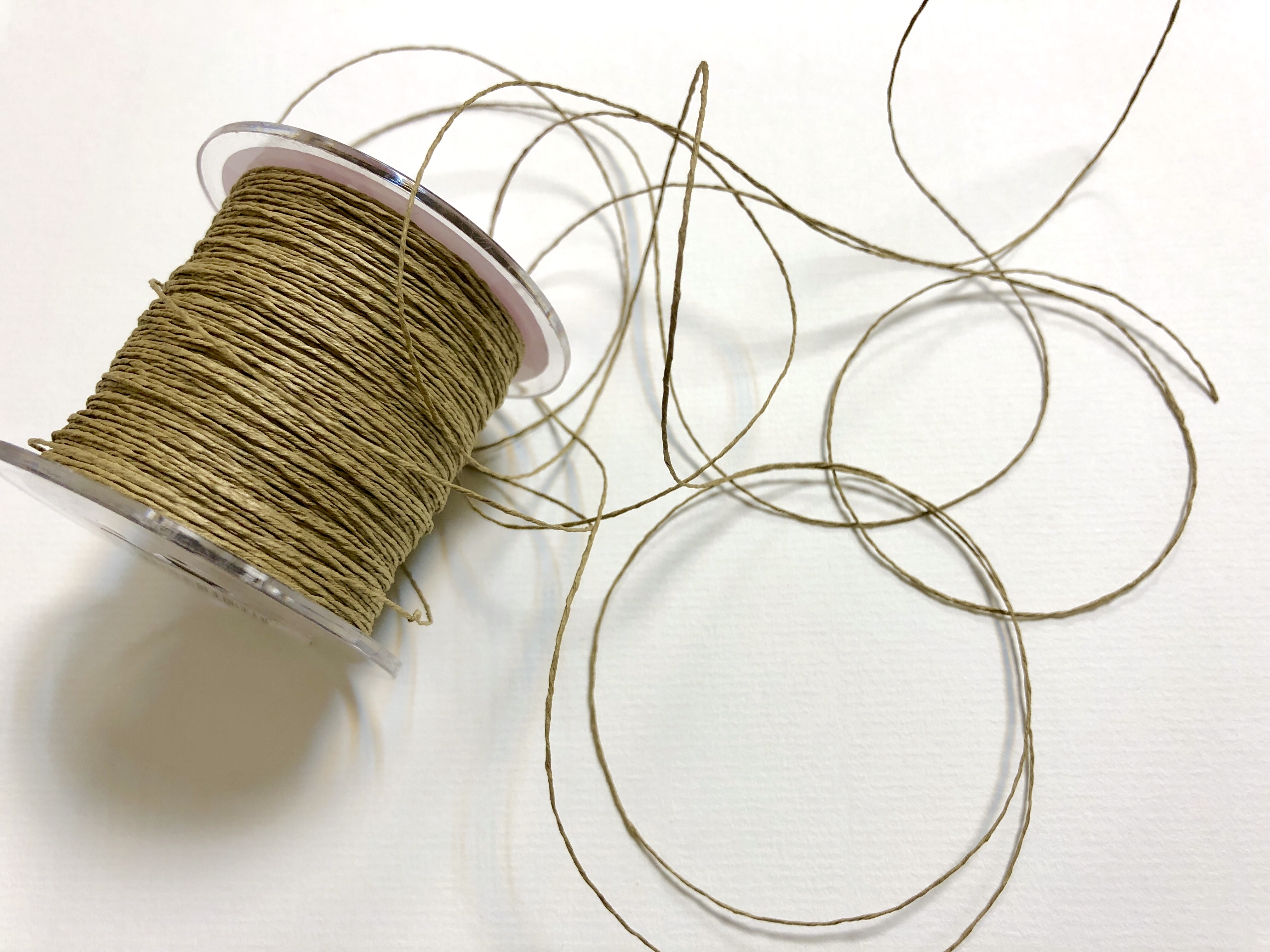 極細紙紗繩/天然材質/0.3mm