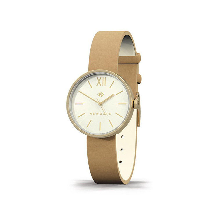 ATOM-香檳棕-皮革錶帶-32mm