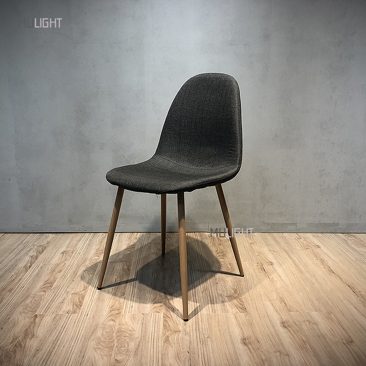 北歐簡約布面餐椅