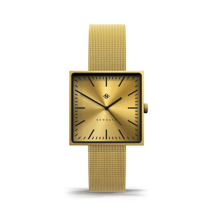 CUBELINE-奪目金-不鏽鋼米蘭帶-35mm