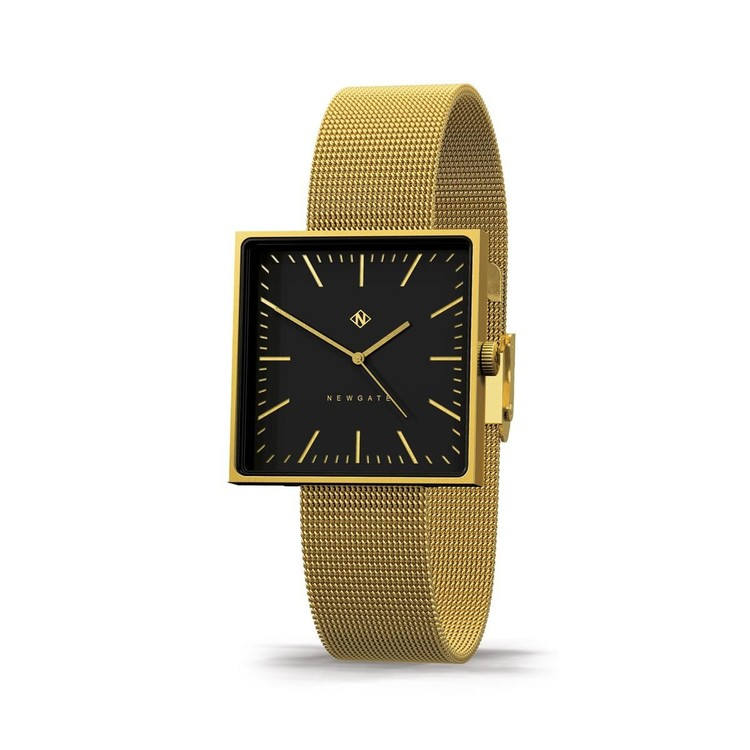 CUBELINE-永恆金-不鏽鋼米蘭帶-35mm