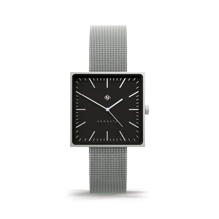 CUBELINE-雋雅銀-不鏽鋼米蘭帶-35mm