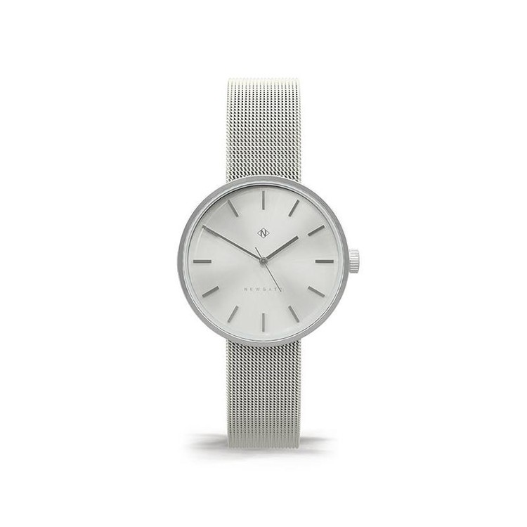 ATOM-經典銀-不鏽鋼米蘭帶-32mm